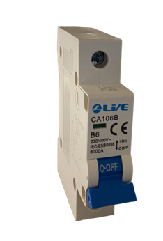 Interruttori Magnetotermici LVE - Serie CA, Modelli B6 B16 B32 B40, Usati Ma Funzionanti